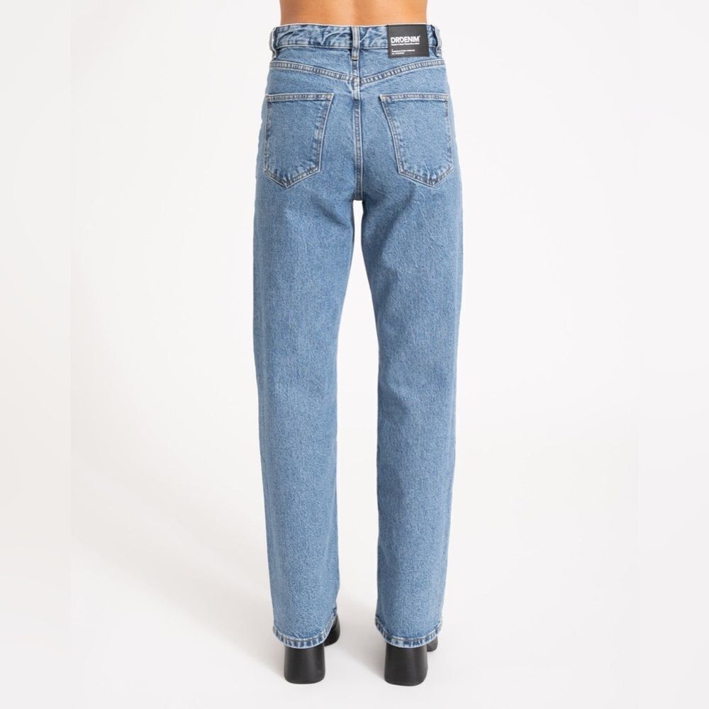 Dr. Denim Straight Leg Blue Jeans Size 2 - Picture 3 of 10